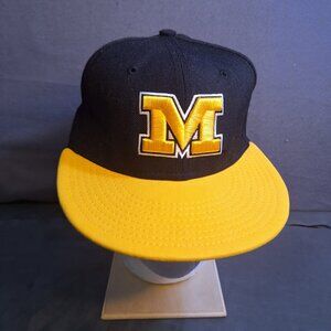 NCAA Missouri Tigers NEW ERA 59FIFTY Hat Size 71/8 Yellow Bill with Yellow Logo